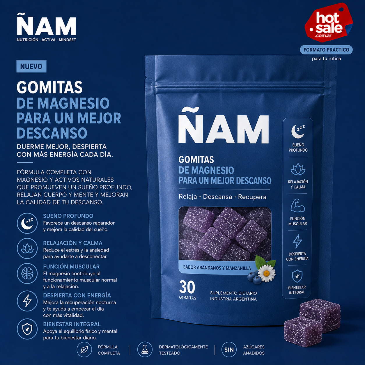 Gomitas de Magnesio &Ntilde;AM